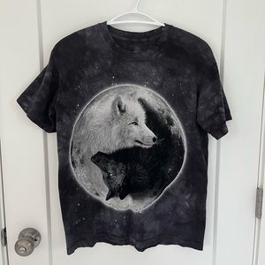 Wolf Ying Yang - Relaxed Fit Tshirt